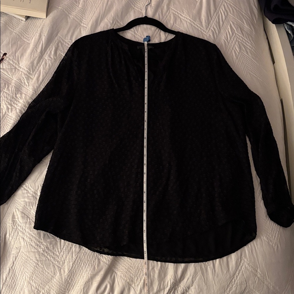 J. Crew Silk Blend Clip Dot Blouse - Picture 6 of 9